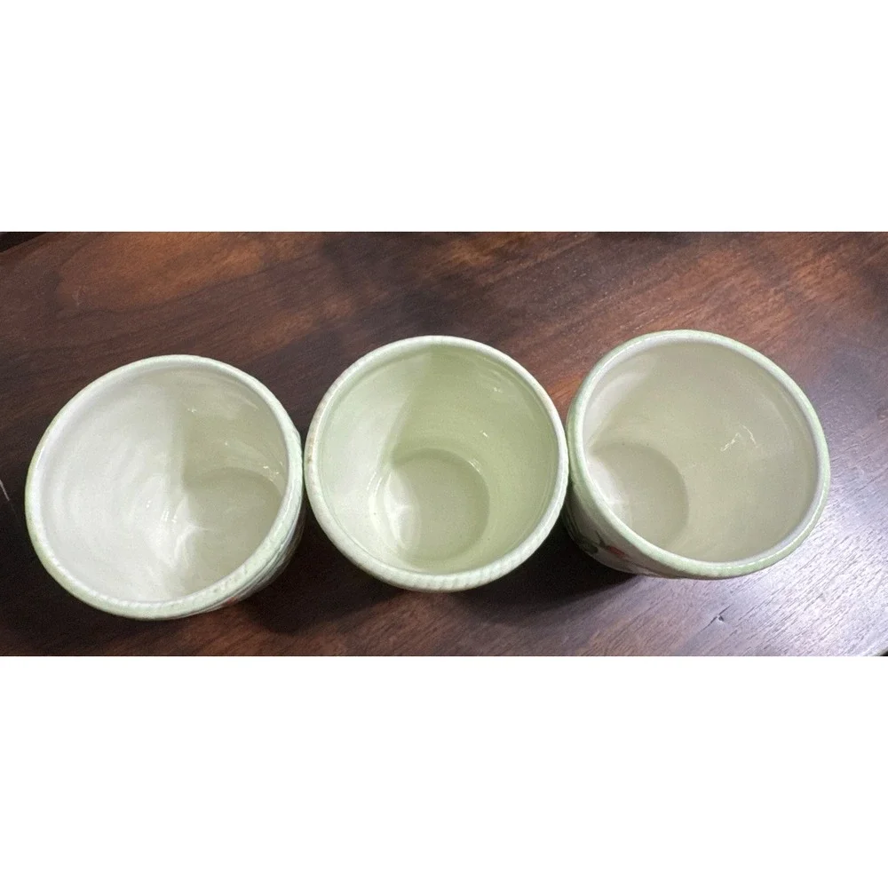 Fitz & Floyd Geranium Rabbit 3pcs‎ Planter Set 3